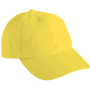 Casquette brodée Standard 6 Panneaux Jaunejaune