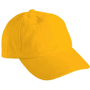 Casquette brodée Standard 6 Panneaux Au choixjaune doré