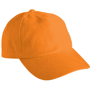Casquette brodée Standard 6 Panneaux Orangeorange