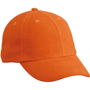 Casquette brodée Standard 6 Panneaux Orangeorange foncé