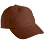 Casquette brodée Standard 6 Panneaux Au choixbrun foncé