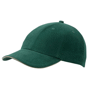 Casquette brodée Standard avec visière sandwich Vertvert foncé/beige