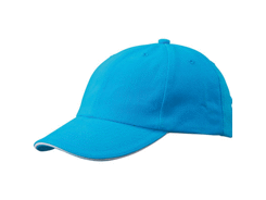 Casquette brodée Standard avec visière sandwich