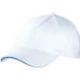 Casquette brodée Standard avec visière sandwich Blancblanc/bleu aqua