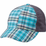 Casquette écossaise 6 panneaux Au choixturquoise/gris foncé