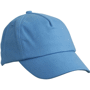Casquette enfant 5 panneaux Au choixbleu aqua