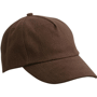 Casquette enfant 5 panneaux Au choixbrun foncé