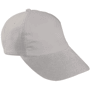 Casquette enfant 5 panneaux Grisgris clair
