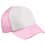 Casquette enfant enfant 5 panneaux Au choixblanc/rose clair