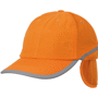 Casquette hiver 6 panneaux Au choixorange/gris