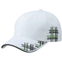 Casquette ligne 6 panneaux Au choixblanc/noir/vert citr