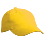 Casquette logoté Standard 6 Panneaux Au choixjaune doré