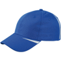 Casquette logotée sport 6 panneaux Au choixbleu royal/blanc