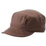 Casquette militaire profil bas Marronmarron