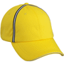 Casquette nautique avec visière sandwich Au choixjaune soleil/bleu ma