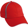 Casquette nautique avec visière sandwich Au choixrouge/bleu marine/bl