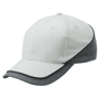 Casquette personnalisée 6 panneaux Grisgris clair/gris fonc