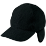 Casquette personnalisée hiver 6 panneaux Noirnoir
