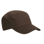 Casquette personnalisée Militaire Au choixmarron foncé