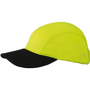 Casquette personnalisée sport 4 panneaux Jaunejaune acide/noir