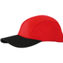 Casquette personnalisée sport 4 panneaux Au choixrouge/noir