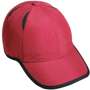 Casquette personnalisée Sport 6 Panneaux Noirbourgogne/noir
