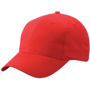 Casquette personnalisée Standard 6 Panneaux Rougerouge