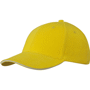 Casquette personnalisée Standard avec visière sand Jaunejaune soleil/blanc