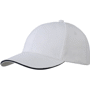 Casquette personnalisée Standard avec visière sand Blancblanc/bleu marine