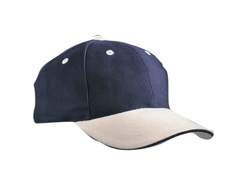 Casquette personnalisée Standard avec visière sand