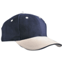 Casquette personnalisée Standard avec visière sand Au choixbleu marine/beige/bl