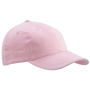 Casquette personnalisée Standard avec visière sand Au choixrose clair/blanc