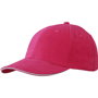 Casquette personnalisée Standard avec visière sand Au choixrose/blanc