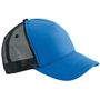 Casquette personnalisée trucker 5 panneaux Au choixbleu royal/noir