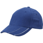 Casquette promotionnelle 6 Panneaux Bleubleu royal/blanc
