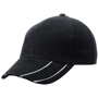 Casquette promotionnelle 6 Panneaux Au choixnoir/blanc