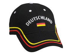 Casquette publicitaire Allemagne 6 panneaux