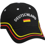 Casquette publicitaire Allemagne 6 panneaux Au choixnoir/blanc/rouge/jau