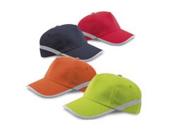 Casquette publicitaire avec réflecteur