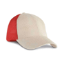 Casquette publicitaire baseball personnalisée Au choixblanc/rouge