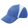 Casquette publicitaire bicolor 6 panneaux Au choixbleu royal/blanc/ble