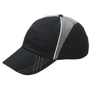Casquette publicitaire bicolor 6 panneaux Au choixnoir/gris/blanc