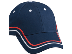 Casquette publicitaire Brésil 6 panneaux