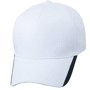 Casquette publicitaire décorée 5 panneaux Blancblanc/bleu marine