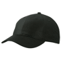 Casquette publicitaire Standard 6 Panneaux Noirnoir