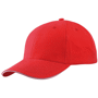 Casquette publicitaire standard avec visière sandw Au choixrouge/blanc