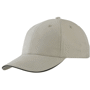 Casquette publicitaire standard avec visière sandw Au choixbeige/noir
