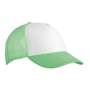 Casquette publicitaire Trucker 5 Panneaux Blancblanc/vert fluo