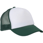Casquette publicitaire Trucker 5 Panneaux Blancblanc/vert foncé