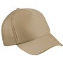 Casquette publicitaire Trucker 5 Panneaux Au choixbeige foncé